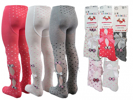 Колготки для девочки с 3D рисунком  DE MELATTI