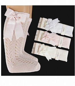 Ажурные гольфы с аксессуаром для девочки KATAMINO