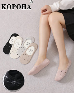 Женские следки (силиконовый задник) КОРОНА